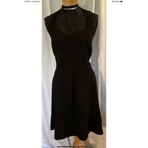 BCBG Generation Womans 12 Sleeveless Halter Neck Short Shift Dress Black NEW